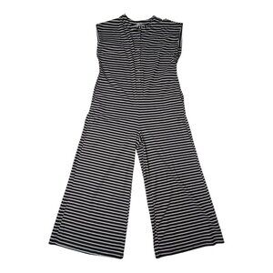 Striped Jumpsuit NWT Womens XL Cicy Bell Wide Leg Stretch Comfortable